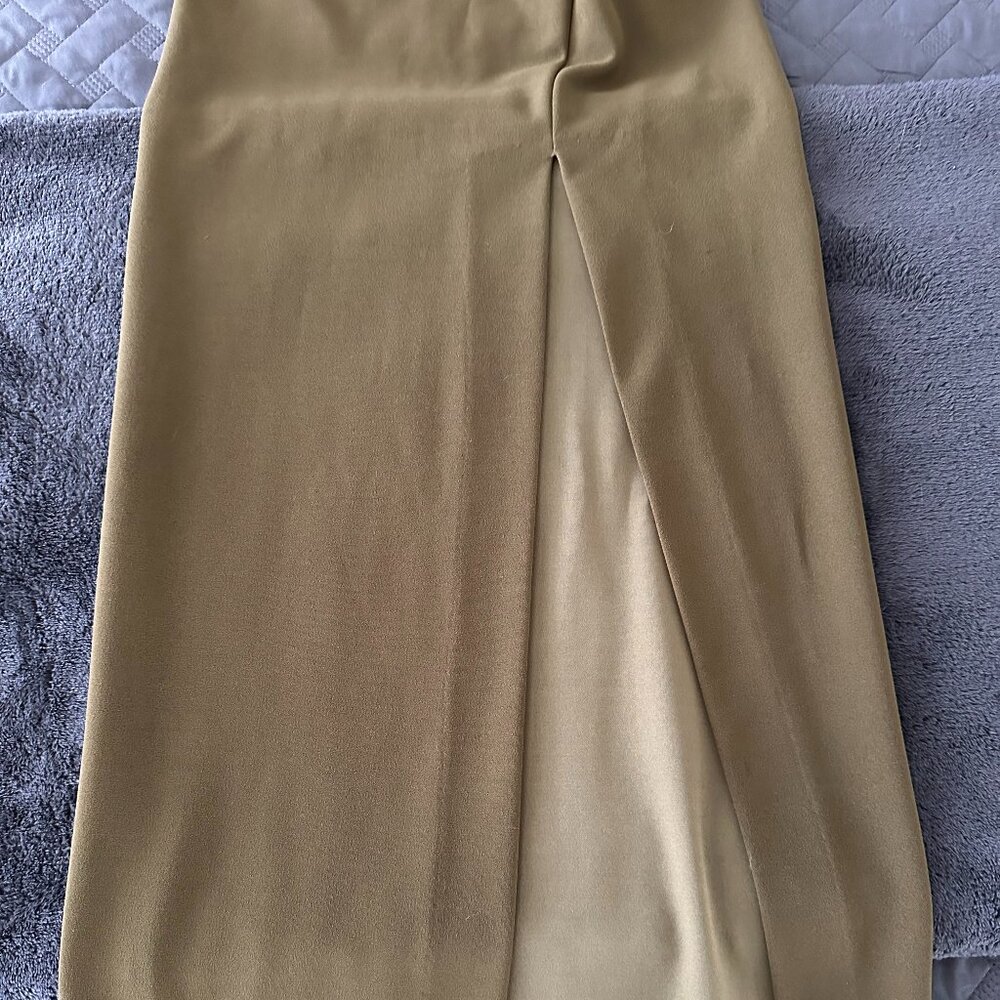 Solace London Petch Maxi Dress in Army/Olive Green - Size 2 - Picture 5 of 11
